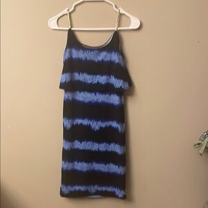 Blue and Black Striped Dress (Bin U)​  5/$50